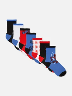 7 Paires De Socquettes Marvel Spider-Man|Primark Best