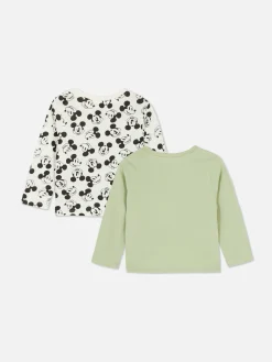 2 T-shirts à Manches Longues Disney Mickey Mouse|Primark Outlet