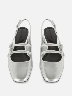 Babies à Talon Ouvert Et Double Bride|Primark Discount