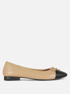 Ballerines à Bout Renforcé Contrastant|Primark New