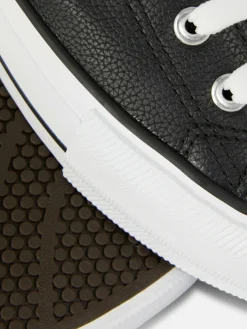 Baskets Basses Compensées En Simili Cuir|Primark