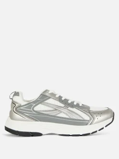 Baskets De Sport à Empiècements En Maille|Primark Outlet