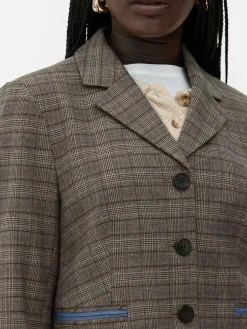 Blazer Court à Carreaux Rita Ora|Primark Outlet