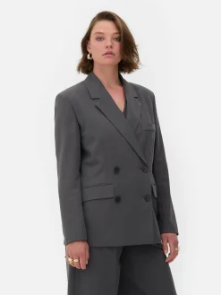 Blazer Oversize à Boutonnage Croisé Rita Ora|Primark Discount