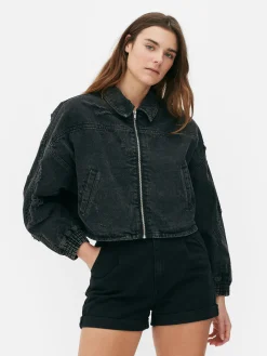 Blouson Bomber Effet Vieilli|Primark Clearance