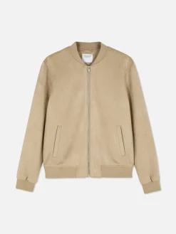 Blouson Bomber En Suédine|Primark Online