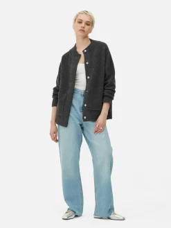 Blouson Bomber Tricoté Oversize|Primark Outlet