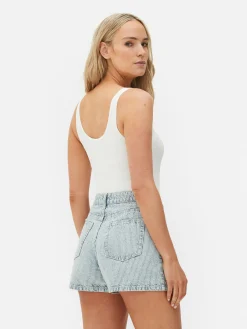 Body Côtelé Sans Coutures à Décolleté|Primark Hot