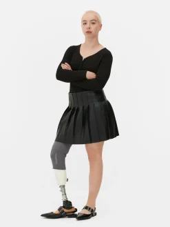 Body Façon T-shirt Boutonné à Manches Longues|Primark Hot