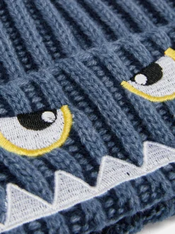 Bonnet En Maille Brodée|Primark New