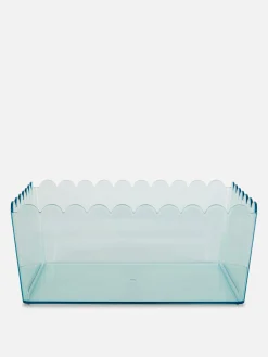 Boîte De Rangement Translucide à Bord Festonné|Primark Sale