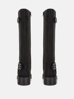 Bottes De Motard à Bout Carré|Primark New