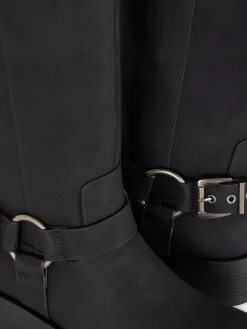 Bottes De Motard à Bout Carré|Primark New