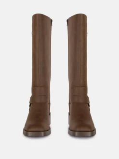 Bottes De Motard à Bout Carré|Primark New