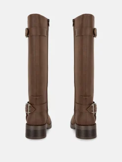 Bottes De Motard à Bout Carré|Primark New