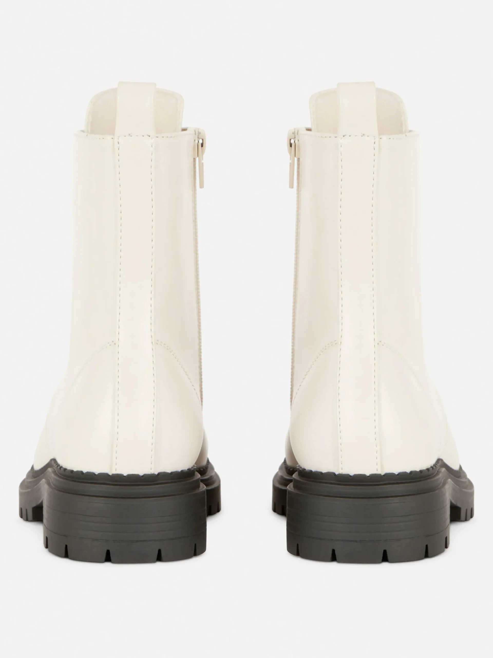 Bottes De Motard à Lacets|Primark Discount