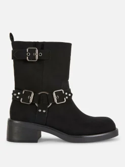 Bottes De Motard En Suédine|Primark Discount