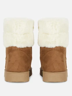 Bottes Doublées En Fausse Fourrure|Primark New