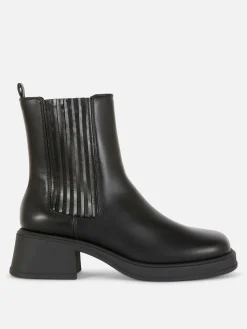 Bottines Chelsea à Talon Bloc|Primark Outlet