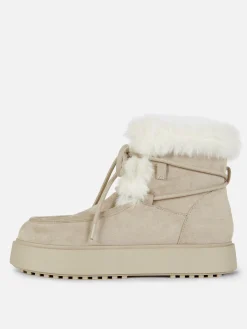 Bottines De Tablier En Fausse Fourrure Rita Ora|Primark Hot