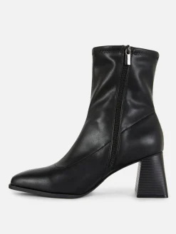 Bottines Stretch à Bout Carré|Primark Clearance