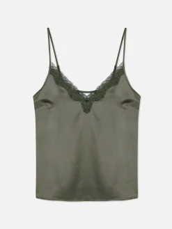 Caraco De Pyjama En Satin Et Dentelle à Coordonner|Primark Outlet