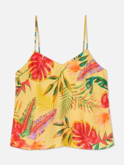 Caraco En Satin à Imprimé Floral Tropical|Primark Best