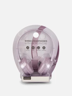 Casque Audio Filaire Avec Micro|Primark Online