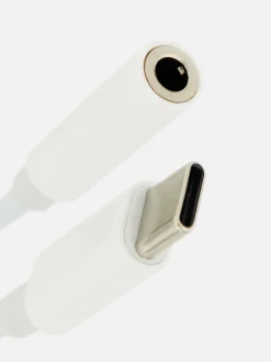 Câble Adaptateur Jack Audio USB-C|Primark New