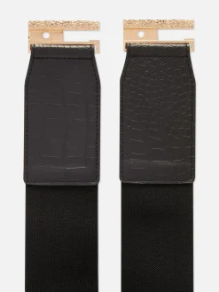 Ceinture élastique Imitation Croco|Primark Clearance