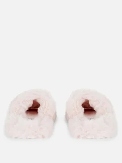 Chaussons Duveteux à Double Bride|Primark