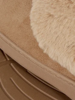 Chaussons Mocassins Doublés En Fausse Fourrure|Primark New