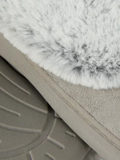 Chaussons Mocassins Doublés En Fausse Fourrure|Primark New