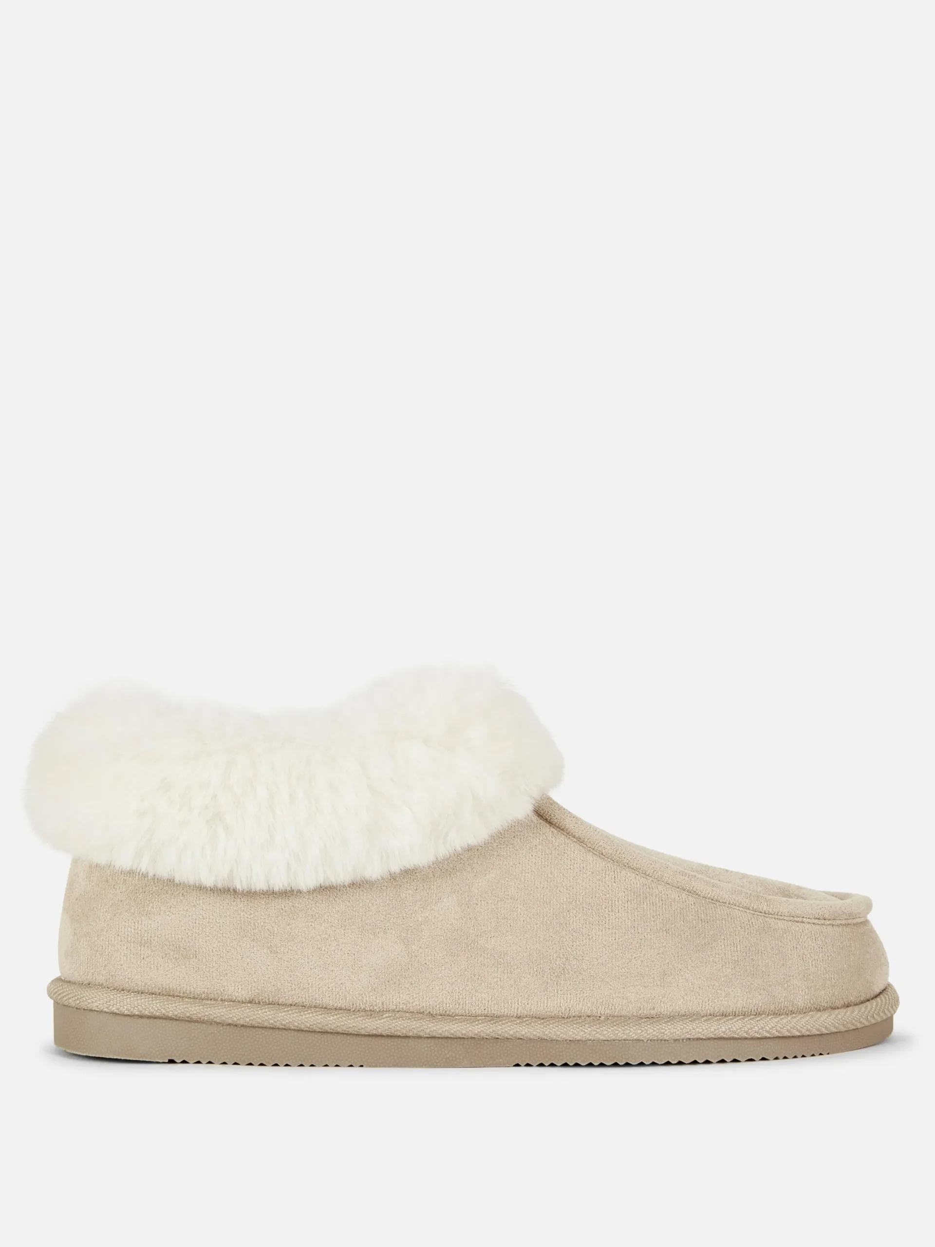 Chaussons Mocassins Doublés En Fausse Fourrure|Primark Clearance