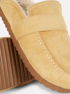 Chaussons Style Mocassins Doublés De Fausse Fourrure|Primark Hot