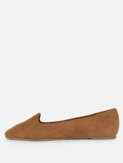 Chaussons-ballerines En Suédine|Primark Discount