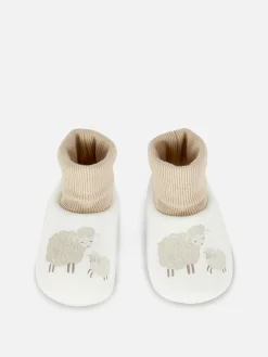 Chaussons-chaussettes à Motif Mouton|Primark Outlet