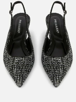 Chaussures à Talon Bas Ouvert Avec Effet Bouclé|Primark Online