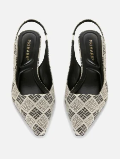 Chaussures à Talon Ouvert Et Motif Géométrique|Primark Sale