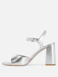 Chaussures à Talons Carrés Et Bride Incurvée Coupe Large|Primark Discount