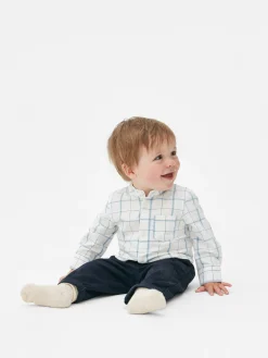 Chemise à Manches Longues à Carreaux|Primark Outlet