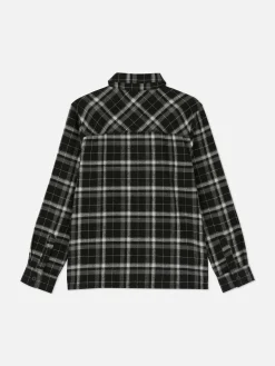 Chemise Boutonnée à Carreaux|Primark Discount