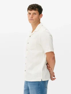 Chemise Boutonnée à Manches Courtes|Primark Clearance