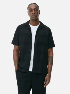 Chemise Boutonnée à Manches Courtes|Primark New