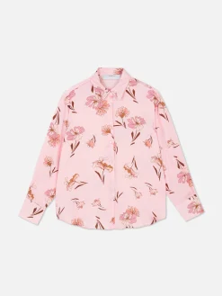 Chemise Boutonnée Graphique à Coordonner|Primark Outlet