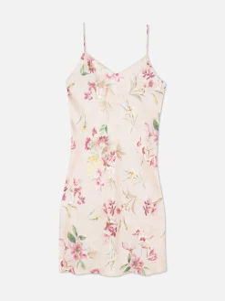 Chemise De Nuit En Satin Floral|Primark Best