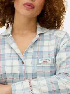Chemise De Nuit Longue En Flanelle à Carreaux|Primark Outlet