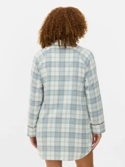 Chemise De Nuit Longue En Flanelle à Carreaux|Primark Outlet