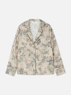 Chemise De Pyjama En Satin à Fleurs|Primark Best