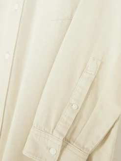 Chemise En Sergé De Coton à Manches Longues|Primark Discount